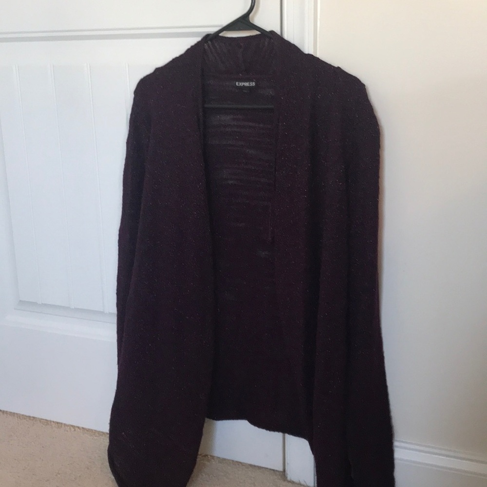 Deep purple express Sweater size medium